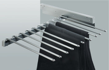 Trouser rack, extending, for 10 pairs of trousers