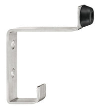 Load image into Gallery viewer, Wall mounted door stop, with wardrobe hooks
