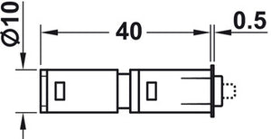 Door catch, with magnet for holding in closed position, for Duomatic Push