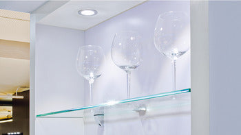 Surface mounted light, Glass edge lighting -  12 V