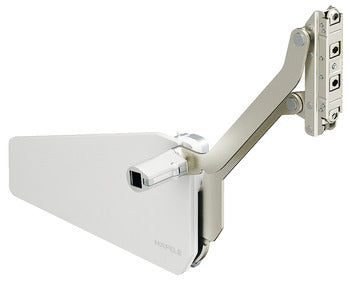 Lift Up front fitting hinge - for one-piece flaps made of wood, glass or with aluminium frame