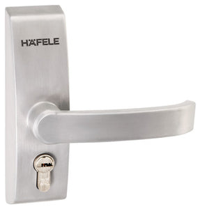 Panic exit device, PASS, grey with outside handle