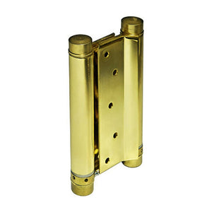 Double action spring hinge-Brass plated