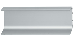 Handle profile , C horizontal -Silver. 2500mm length