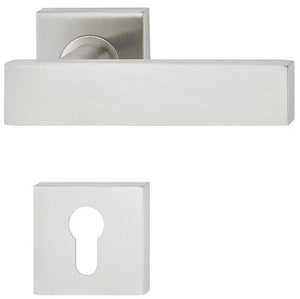 Door handle stainless steel, square