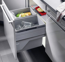 Load image into Gallery viewer, Double-bin waste sorter, 1 x 19 and 1 x 30 litres, Hailo Euro-Cargo-S
