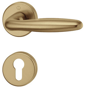 Door handle set , aluminium, Hoppe, Verona 1510/42KV/42KVS