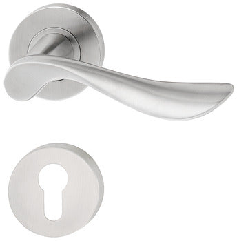 Door handle set , stainless steel, Startec, model PDH4179, rose