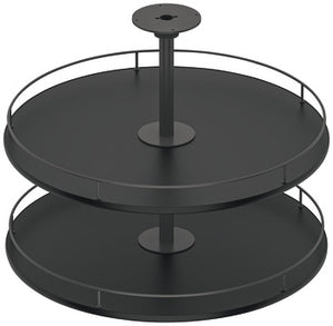 Full circle Carousel with anthracite powder coated black 900*900mm