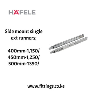 single extension, load-bearing capacity up to 25 kg,